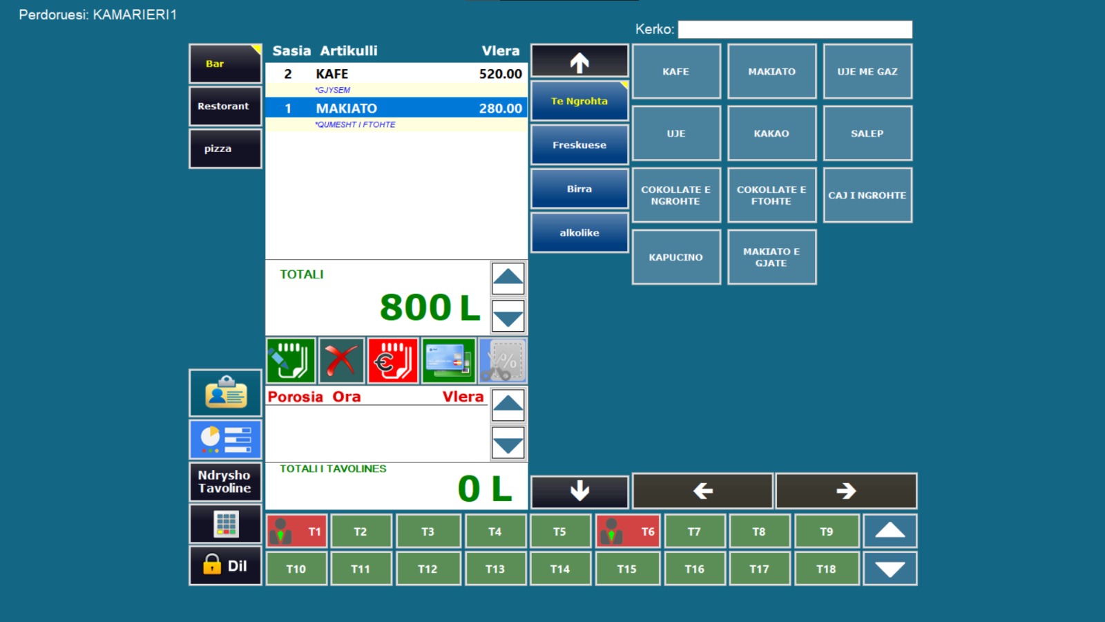 Multi-unit restaurant management